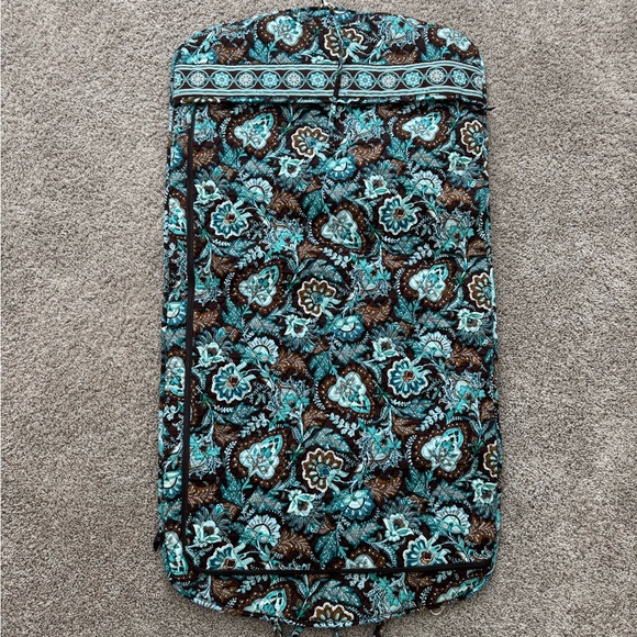 Vera Bradley Java Blue Paisley Suitcase and Garment Bag - Picture 4 of 5